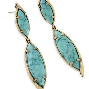 Kendra Scott Maisey Earrings in Turquoise